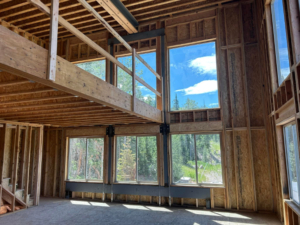 Inside a spacious Barndominium