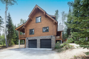 Garage of a mountain cabin